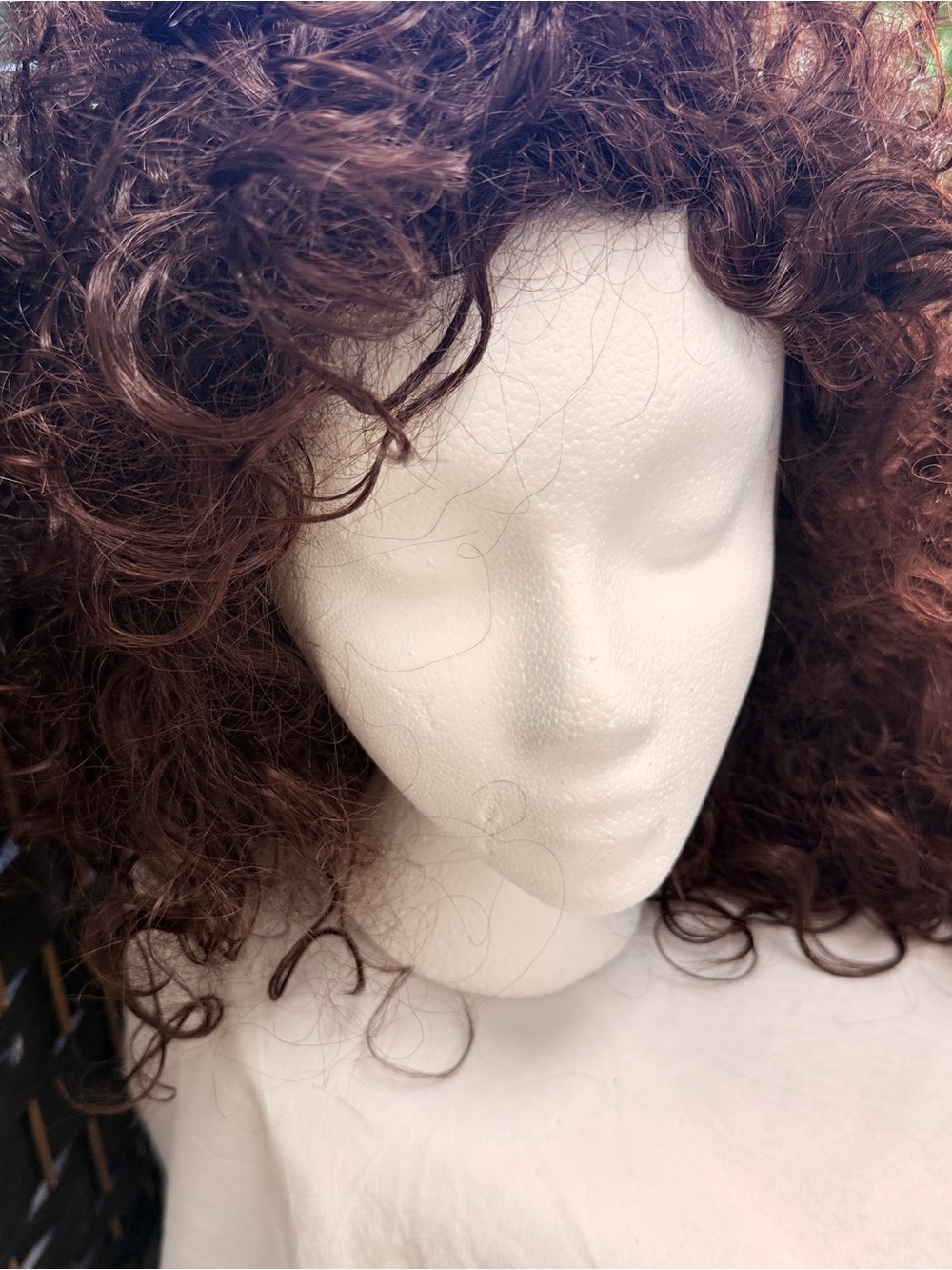 Women's Curly Wig - Dark Brown 100% Kanekalon Goth, Fairy, Halloween,